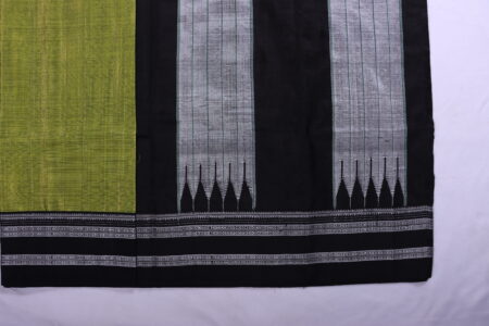 ILKAL Cotton (Nool) Saree (Plain) – Lemon