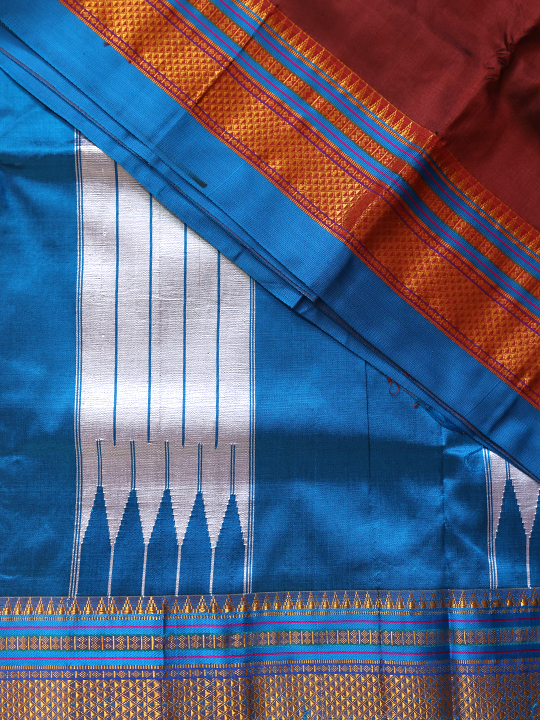 ILKAL Pure Silk Saree