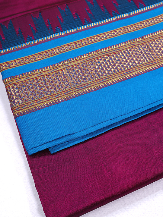ILKAL Pure Silk Saree (Plain)