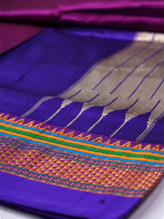 ILKAL Pure Silk Saree (Plain)