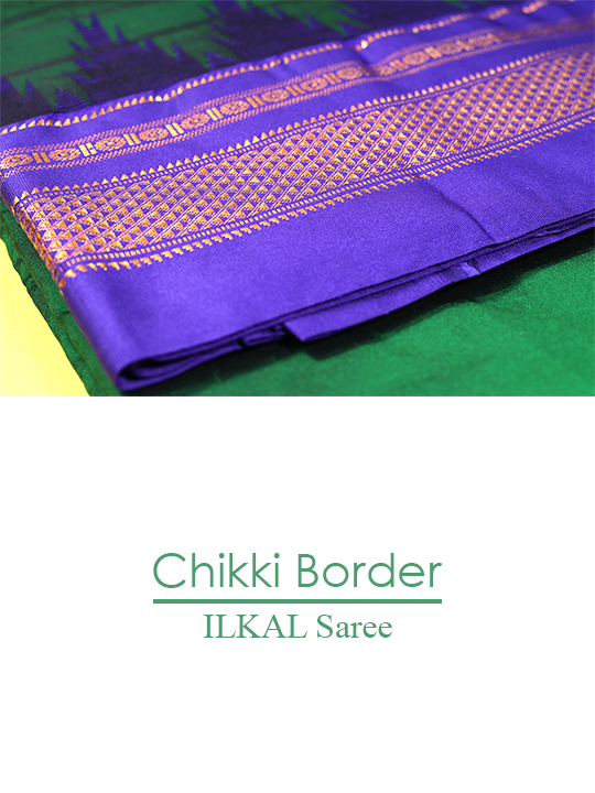 ILKAL Powerloom Semi Silk Saree