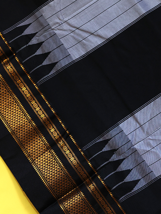 ILKAL Powerloom Semi Silk Saree