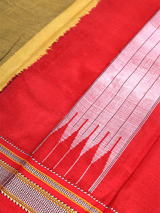 ILKAL Pure Cotton Saree (Plain)