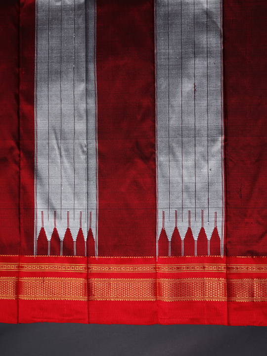 ILKAL Pure Silk Saree (Plain)