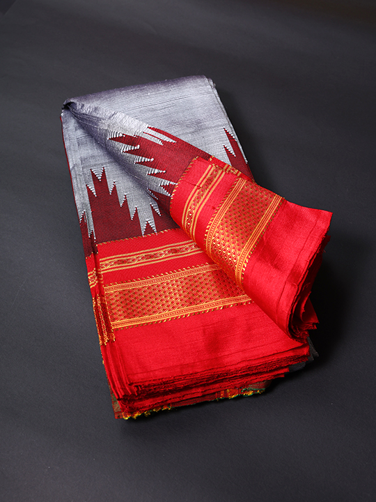 ILKAL Pure Silk Saree (Plain)