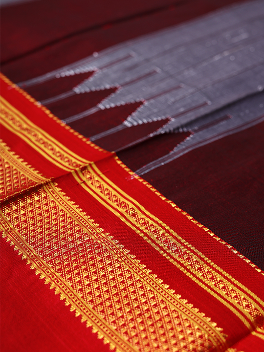 ILKAL Pure Silk Saree (Plain)