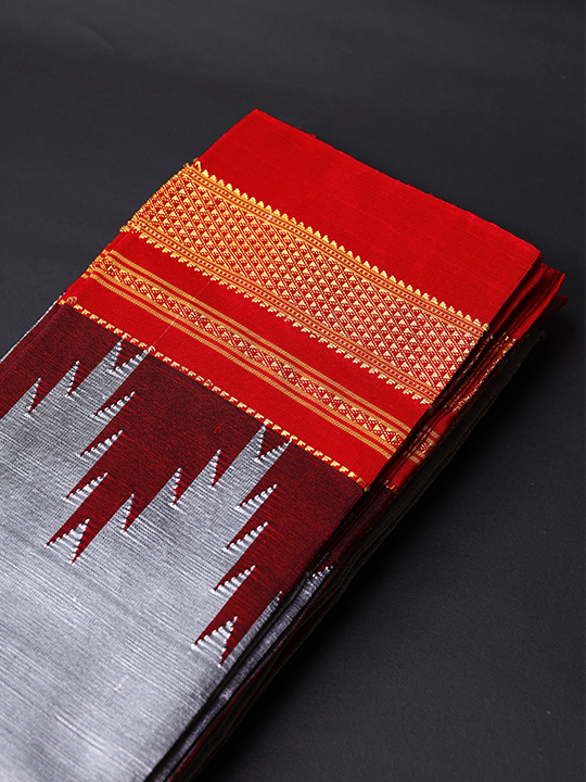 ILKAL Pure Silk Saree (Plain)