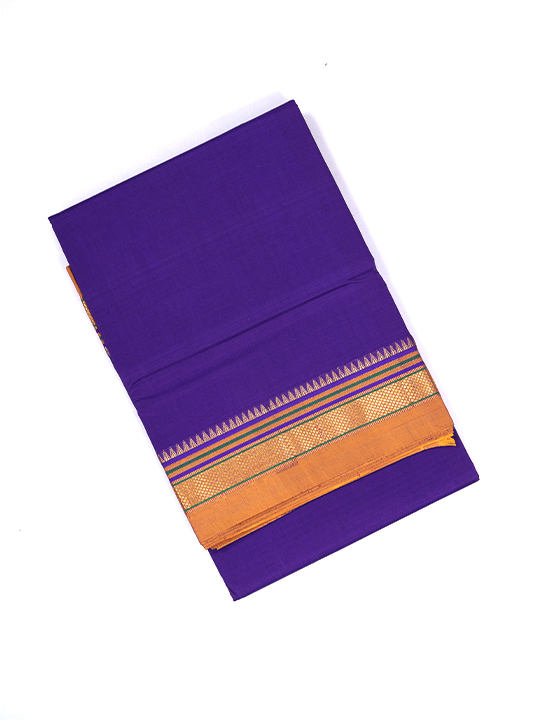 ILKAL Silk+Premium Cotton Saree (Plain)