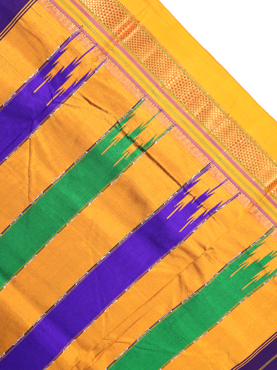 ILKAL Silk+Premium Cotton Saree (Plain)