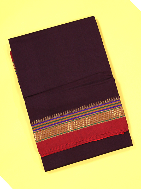 ILKAL Silk+Premium Cotton Saree (Plain)