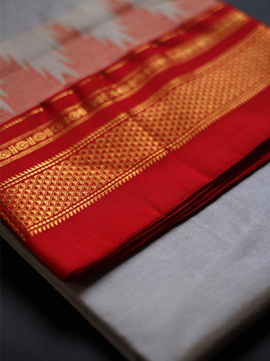 ILKAL Semi Silk Saree (Plain)