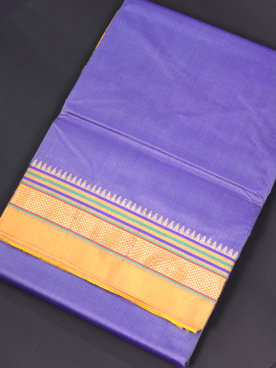 ILKAL Silk+Premium Cotton Saree (Plain)