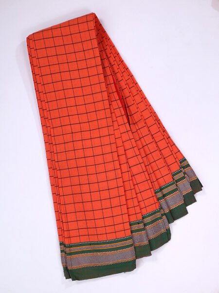 ILKAL Pure Cotton Saree (Plain)